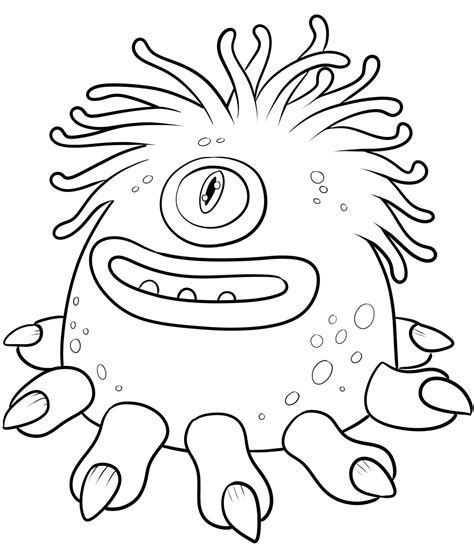 Dibujo 01 De My Singing Monsters Para Colorear