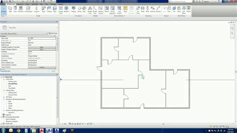 Revit Lt 2016 Project A 5 Inserting Doors And Windows Youtube