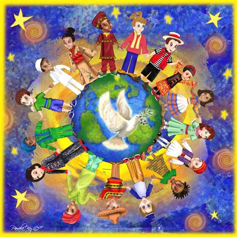 All The World Harmony Day World Peace Peace And Love