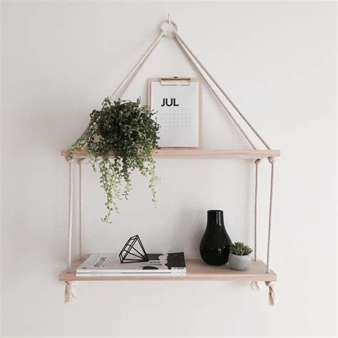 Stylingbytiffany On Instagram Shelfie Wooden Shelf Rope Shelf Home