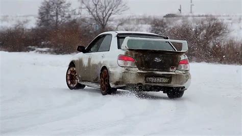 Subaru Wrx Sti Snow Fun Youtube