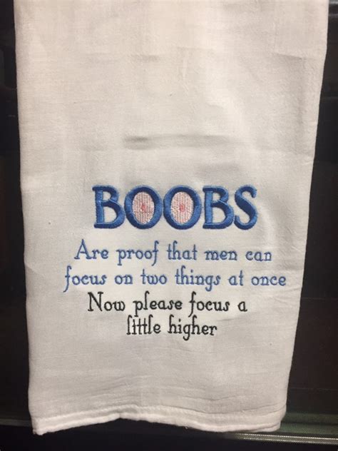 Boobs Are Proof That Men Can Focus On Two Things At Once Now Etsy