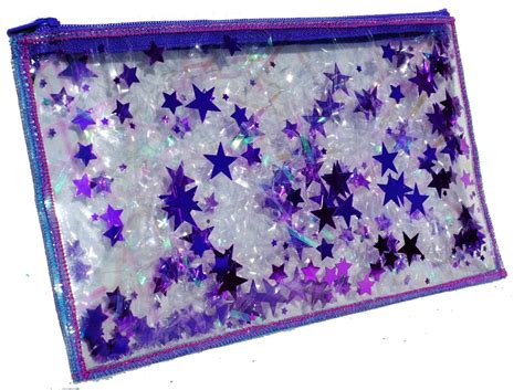 Well you're in luck, because here they come. Purple Pencil Case Travel Makeup Bag Iridescent Bag Vinyl