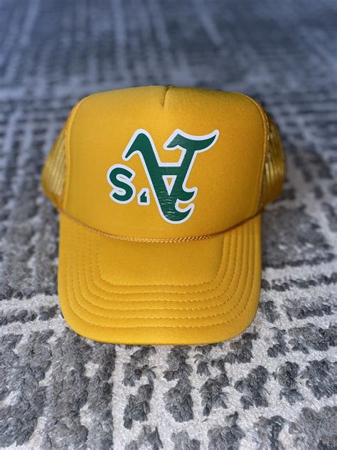 Oakland Athletics As Custom Made Upside Down Hat Mlb Baseball Cap