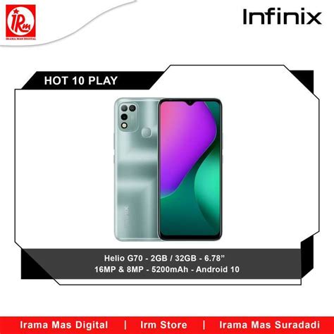 Jual Infinix Hot 10 Play 232 Di Seller Irama Mas Cellular Kab