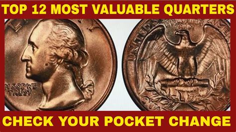Top Dozen Most Valuable Modern Quarters In Your Pocket Change Youtube