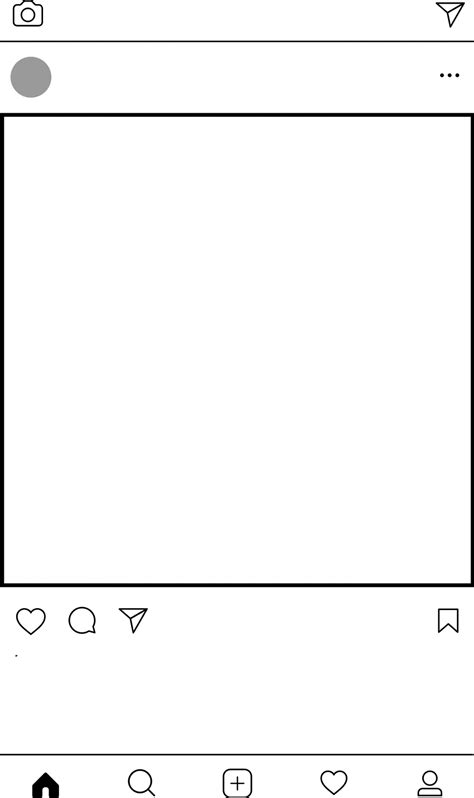 Transparent Instagram Post Template