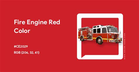Fire Engine Red Color Hex Code Is Ce2029