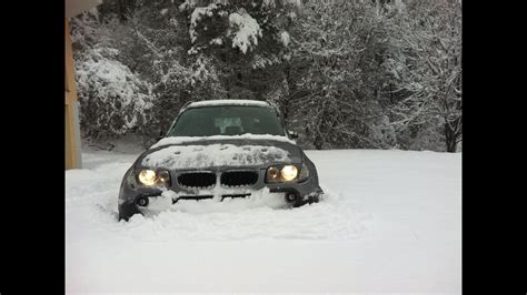 Bmw X3 E83 20d Snow Drifting On Mountain Road Alps Serpentine Road