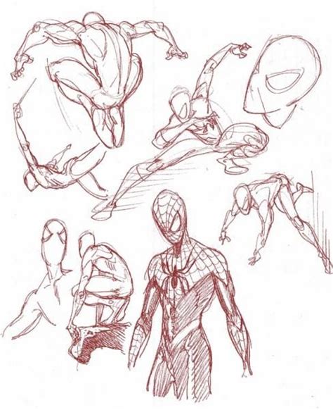 Pin By Bộ Đình On Action Pose Sheéts In 2019 Spiderman Art Spiderman