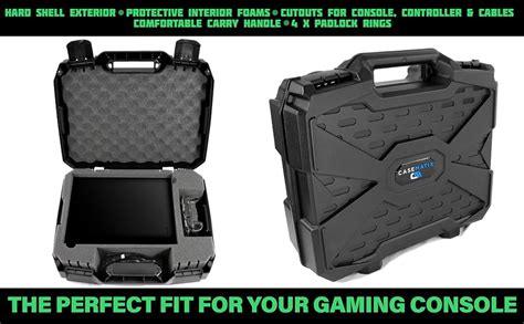 Casematix Travel Case Compatible With Xbox One X Hard