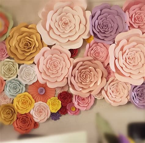 Check spelling or type a new query. DIY Half Made Giant Paper Flowers Large Artificial Rose ...