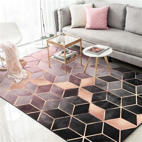 Geometric Pattern Carpet Tiles Carpet Vidalondon
