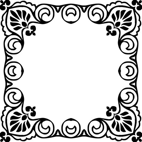Damask Frames Cliparts Free Download On Clipartmag