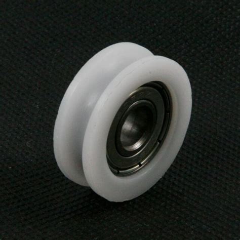 4pcs 30mm Round Groove Nylon Pulley Wheels Roller For 3mm Rope W 608