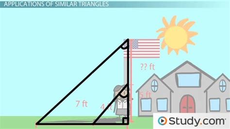 Applications Of Similar Triangles Video And Lesson Transcript