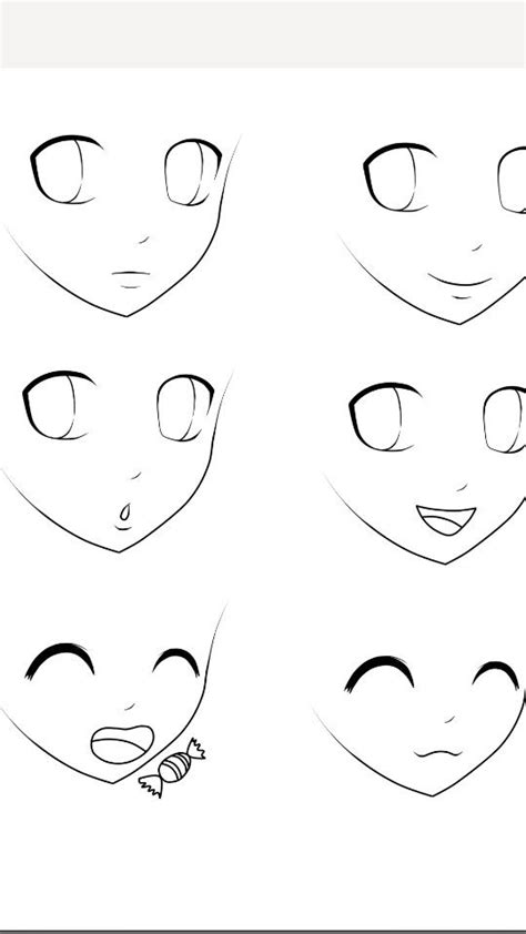 Basic Anime Expressions Drawing Lessons Guided Drawing Drawing