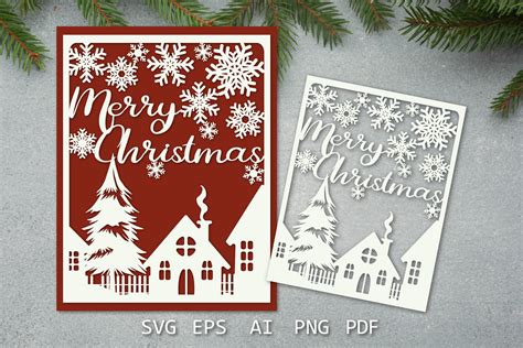 6 Christmas Card Svg Cutting Files Free Print Ready Free Christmas