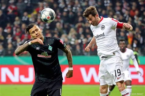 Tor für bremen durch joshua sargent! Eintracht Frankfurt schakelt Werder Bremen uit in beker