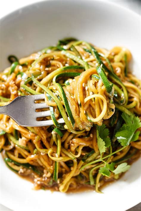 Ve able & egg noodles for good health recipe at home. Teriyaki Zucchini Noodles Recipe — Eatwell101