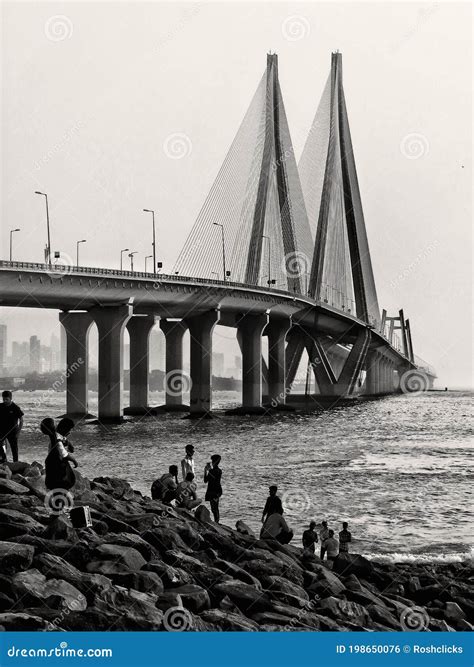 Bandra Worli Sea Link Bridge Mumbai India Editorial Photo Image Of