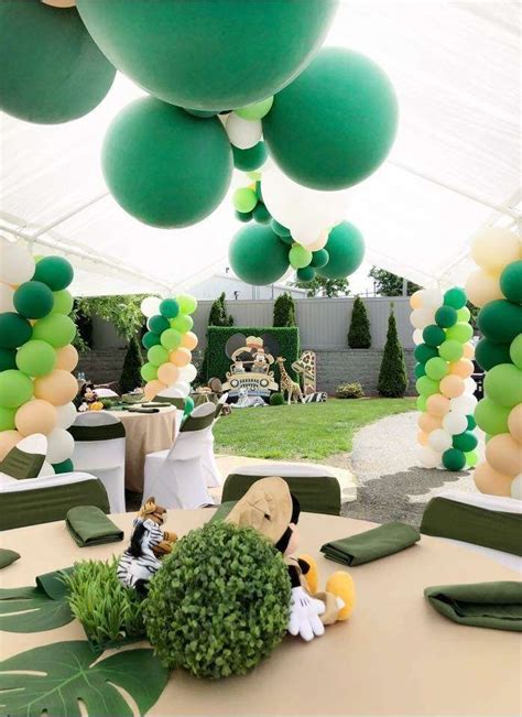 Mickey Mouse Safari Birthday Party Ideas Photo 6 Of 13 Catch My