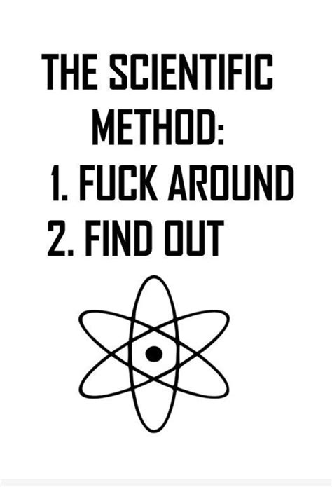 Fuck Around And Find Out Scientific Method Svg Png Download Etsy India