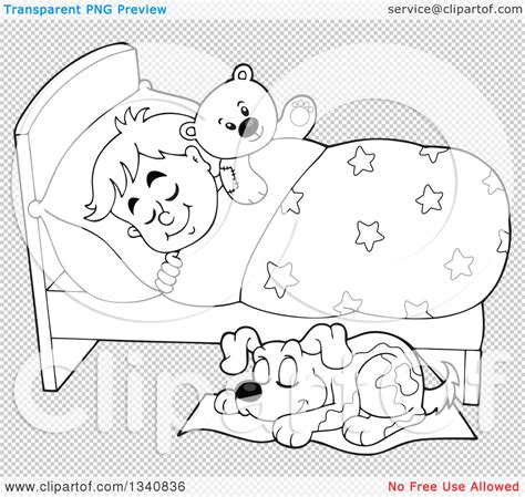 Free Clipart Black And White Boy Sleeping 20 Free Cliparts Download