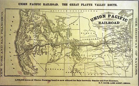 The Railroad Changed Everything Historical Maps Railroad Route Map