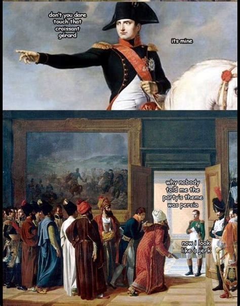 The Adventures Of Napoleon Bonaparte Funny Art History Historical Memes History Jokes