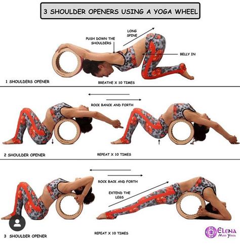 Yoga Wheel Yoga Wheel Yoga Wheel Exercises Wheel Pose Yoga