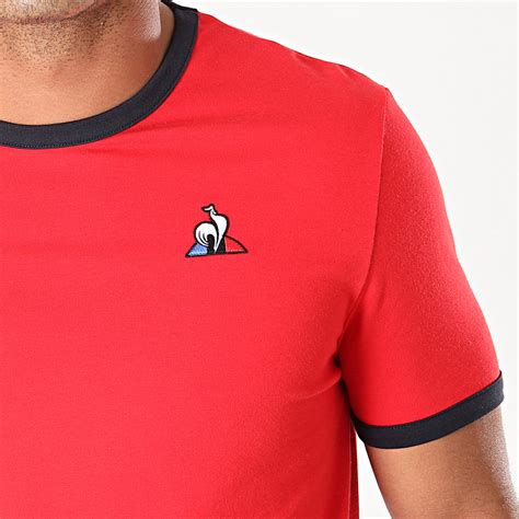 Le Coq Sportif Tee Shirt Essential Bicolore N°1 1922428 Rouge