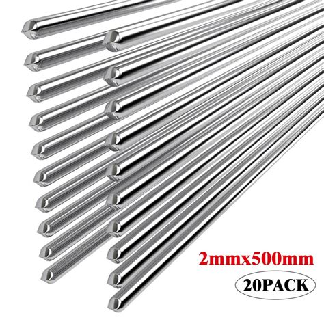 Eeekit 20pcs Easy Melt Welding Rods Low Temperature Aluminum Wire