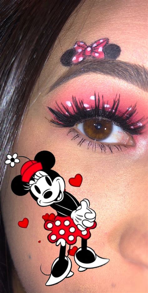 Minnie Mouse Makeup Maus Schminken Karneval Schminken Minnie Mouse