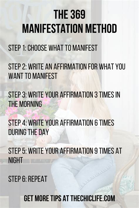 How To Write The 369 Manifestation Method