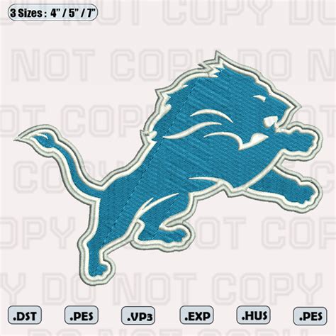 Detroit Lions Embroidery Designs Nfl Embroidery Designs Di Inspire