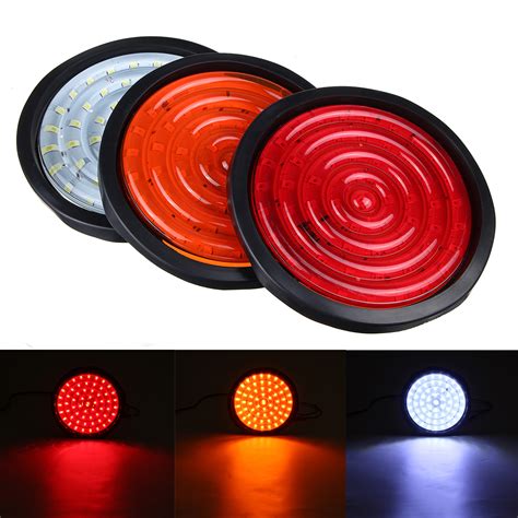 All orientations and polishes, thickness low doped & highly doped. 5.5 Inch Car Brake Stop Tail Light 60 LED Indicator Round ...