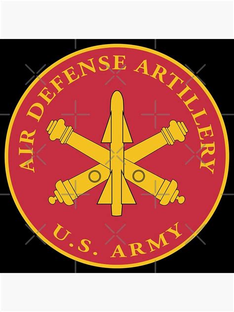 Us Army Air Defense Artillery Branch Patch Poster For Sale By