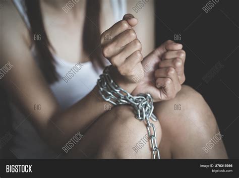 slave woman hands tied image and photo free trial bigstock