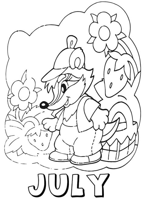 Hello July Coloring Page Free Printable Coloring Pages For Kids