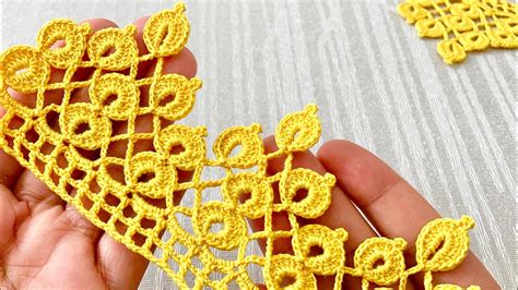 Super Easy Awesome Crochet Border Lace Pattern How To Make Crochet