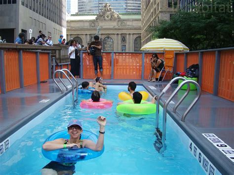 Photos Nyc Dumpster Pools Make A Splash With All Ages Inhabitat