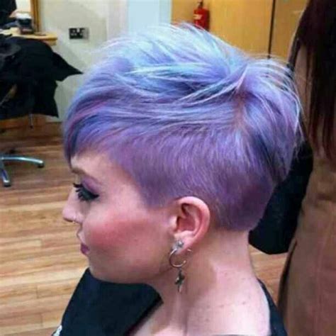 Kinda Cool With Images Short Hair Styles Purple Hair Cool Hair Color