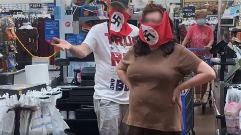 Swastika Masks Walmart Bans Minnesota Couple Seen In Video Wearing Nazi Swastikas On Their Face