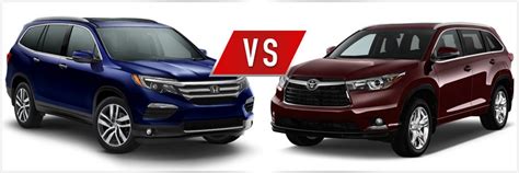 Feb 24, 2021 · the toyota highlander can be equipped with a larger touchscreen display, while the honda pilot has an available rear entertainment system that's useful on long road trips. 2016 Honda Pilot vs. 2016 Toyota Highlander - Formula Honda