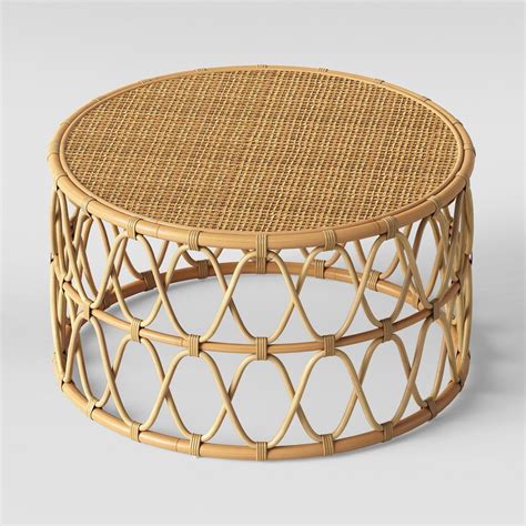 Kacey 3 piece coffee table set. Jewel Round Coffee and Side Table Set Natural - Opalhouse ...