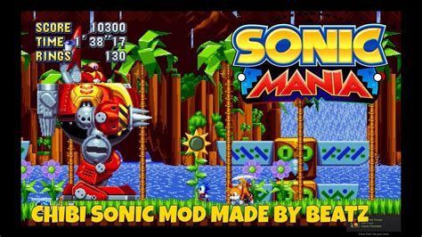 Sonic Mania Chibi Sonic Mod Made By Beatz Youtube