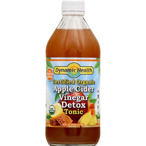 Dynamic Health Apple Cider Vinegar Detox Tonic With Lemon And Honey 16