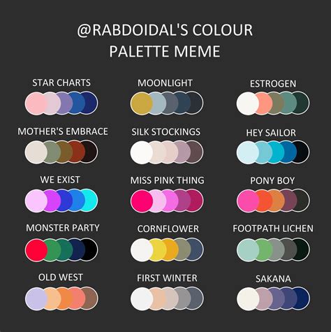 Pin By Mj Anderson On Dandd Character Inspiration Color Palette