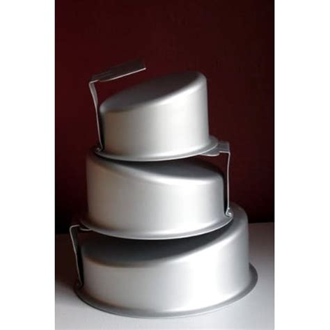 Round Topsy Turvy Cake Pans Set Of 3 Kitchen And Dining